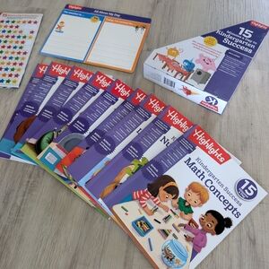 Highlights 15 Minutes A Day Kindergarten Success: 9 Book Wedge
